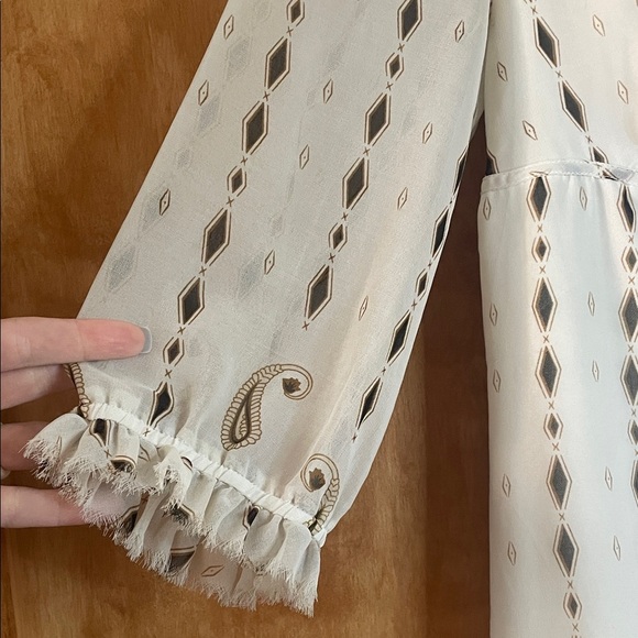 Guess White and Black Patterned Mini Dress - Picture 3 of 11